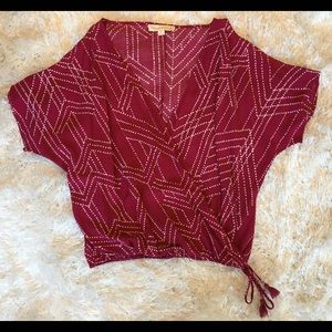 Lovestitch off the shoulder wrap top